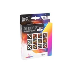 Galaxy Series - Mars - D6 Dice Set 16 mm (12 pcs)